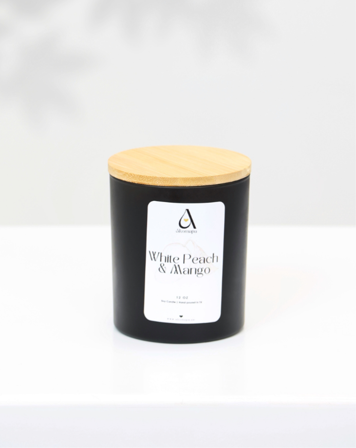 White Peach and Mango Candle