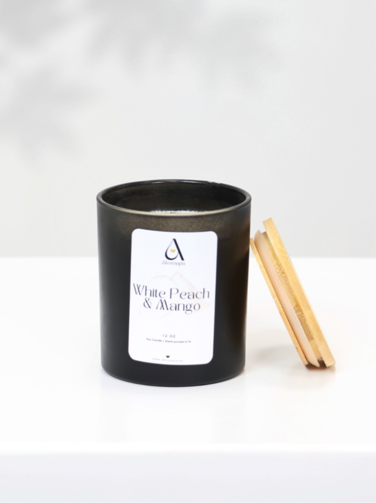 White Peach and Mango Candle