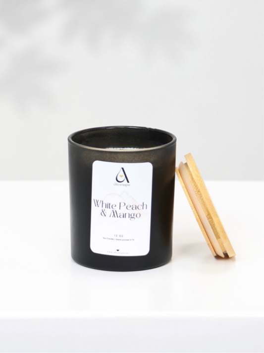 White Peach and Mango Candle