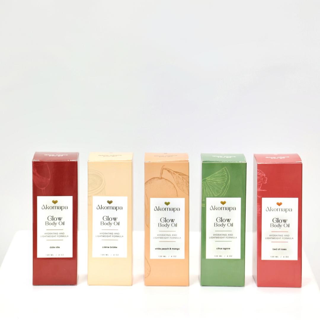 Glow Body Oil- White Peach & Mango